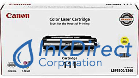 Genuine Canon 1657B001Aa 111 Crg-111Y Toner Cartridge Yellow