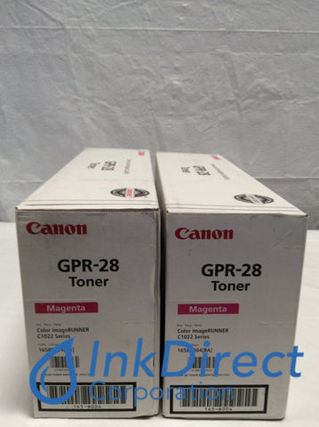 Genuine Canon 1658B004AA GPR-28 Toner Cartridge Magenta ( Lot of 2 ) ImageRunner C1022 C1022I C1030 C1030IF Toner Cartridge