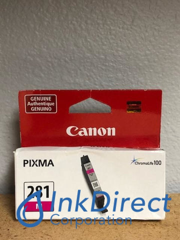 Genuine Canon 2089C004 2089C004AA CLI-281M Ink Jet Cartridge Magenta Ink Jet Cartridge , Canon   - InkJet Printer  Pixma TR 7520,  8520,  Pixma TS  6120,  8120,  9120,