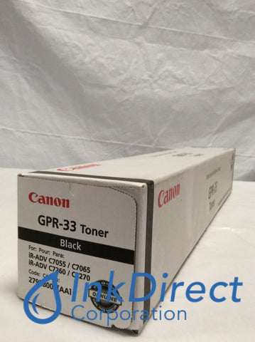 Genuine Canon 2792B003AA GPR-33 Toner Cartridge Black Advance C7055 C7065 C7260 C7270 Toner Cartridge