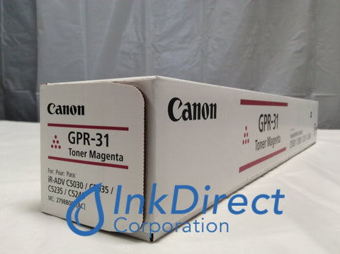 Genuine Canon 2798B003AA GPR-31 Toner Cartridge Magenta ImageRunner Advance C5030 C5035 Toner Cartridge , Ink Direct Corporation