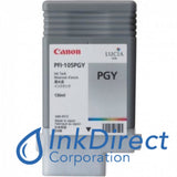 Genuine Canon 3010B001Aa Pfi-105Pgy Ink Tank Photo Gray