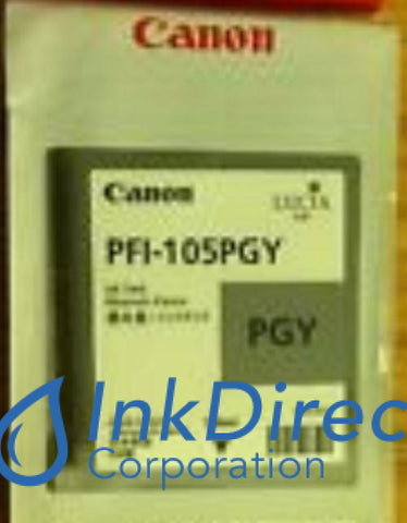 Genuine Canon 3010B001Aa Pfi-105Pgy Ink Tank Photo Gray