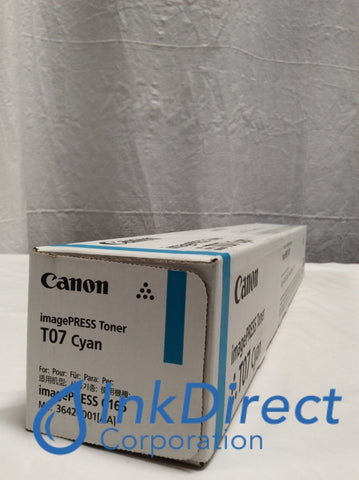 Genuine Canon 3642C001 3642C001AA T07 Toner Cartridge Cyan ImagePress C165 Toner Cartridge