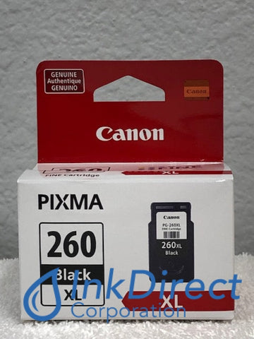 Genuine Canon 3706C001 3706C001AA PG-260XL Ink Jet Cartridge Black Pixma TS5320 Ink Jet Cartridge , Canon   - All-in-One  Pixma TS5320