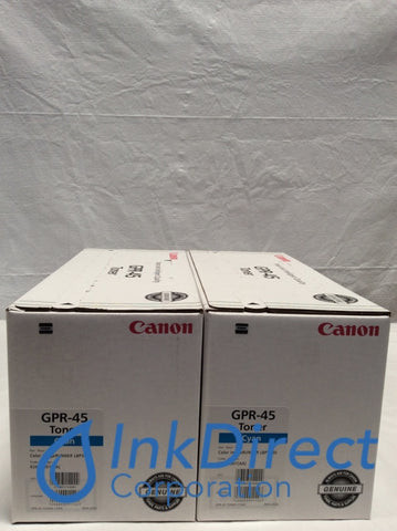 Genuine Canon 6262B001AA GPR-45 Toner Cartridge Cyan ( lot of 2 ) ImageRunner LBP 5480 Toner Cartridge