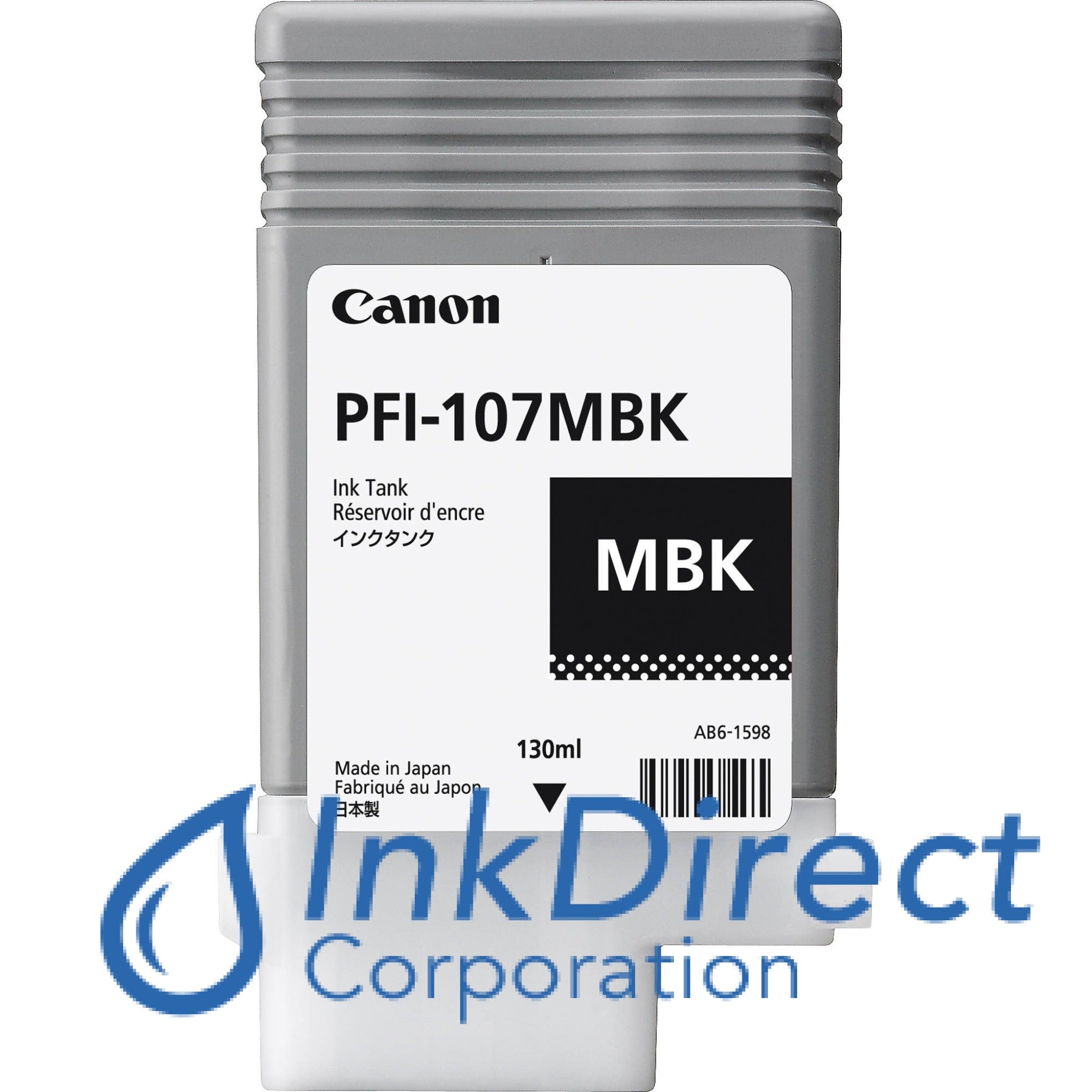 6704B001AA (PFI-107) Ink, Matte Black 6704B001AA (PFI-107) Ink, Matte Black
