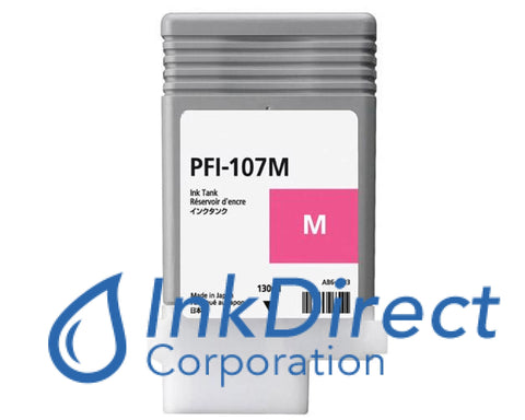 Genuine Canon 6707B001Aa Pfi-107M Ink Tank Magenta