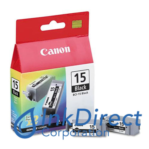 Genuine Canon 8190A003Aa Bci-15 Ink Jet Cartridge Black
