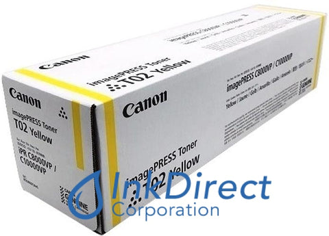 Genuine Canon 8532B001 8532B001Aa T02 Toner Cartridge Yellow Toner Cartridge