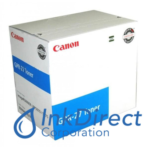 Genuine Canon 9644A008Aa Gpr-27 High Yield Toner Cartridge Cyan