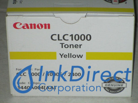Genuine Canon F420535000 1440A001Aa Clc1000 Toner Cartridge Yellow