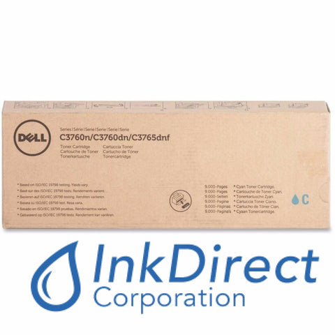 Genuine Dell 1M4Kp Fmryp Toner Cartridge Cyan