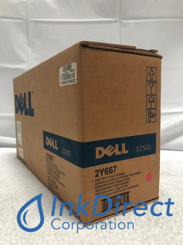 Genuine Dell 310-3547 R0887 2Y667 High Yield Toner Cartridge Black S 2500 2500N Toner Cartridge , Dell - Laser Printer S 2500, 2500N