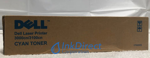 Genuine Dell 310-5739 G7028 T6412 3100CN CT200572 Toner Cartridge Cyan 3000CN 3100CN Toner Cartridge , Dell - Laser Printer 3000CN, 3100CN