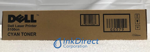 Genuine Dell 310-5810 H7029 GG579 5100 5100CN Toner Cartridge Cyan Toner Cartridge , Laser Printer 5100, 5100CN