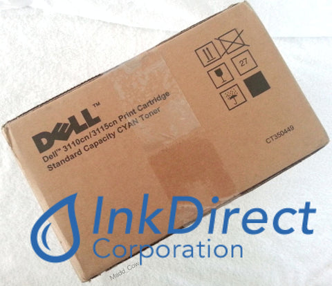 Genuine Dell 310-8095 Xg726 Standard Yield Toner Cartridge Cyan