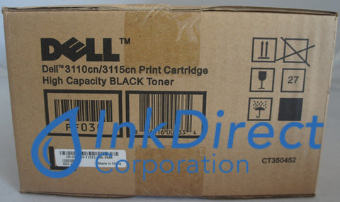 Genuine Dell 310-8395 Xg721 Pf030 3115Cn Ct350452 Hy Toner Cartridge Black , Dell - Laser Printer 3110CN,  3115CN
