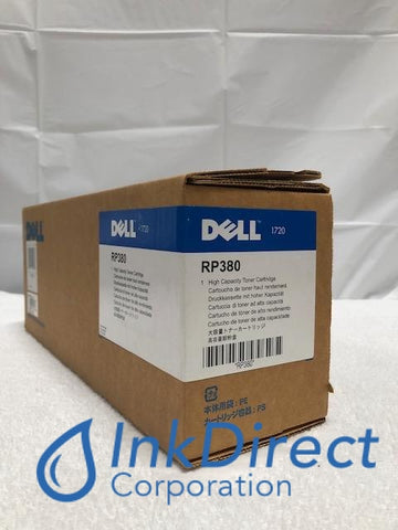 Genuine Dell 310-8709 Rp380 High Yield Toner Cartridge Black 1720 Toner Cartridge , Dell - Laser Printer 1720