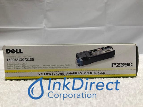 Genuine Dell 330-1418 T014C P239C Standard Yield Toner Cartridge Yellow , Laser Printer 2130CN , Dell   -    2135DN,   - Laser Printer   1320C,  1320CN,  2130CN,  2135CN,