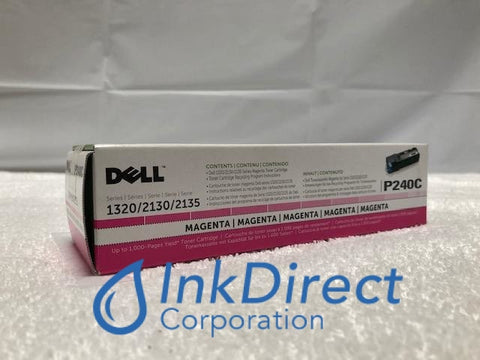 Genuine Dell 330-1419 T015C P240C Ct201195 Toner Cartridge Magenta , Laser Printer 2130CN , Dell   -    2135DN,   - Laser Printer   1320C,  1320CN,  2130CN,  2135CN
