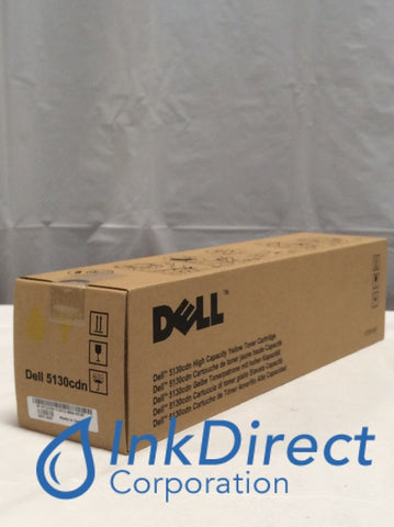 Genuine Dell 330-5852 F916R T222N Dell 5130CDN Toner Cartridge Yellow High Yield Toner Cartridge , Dell - Laser Printer 5130CDN