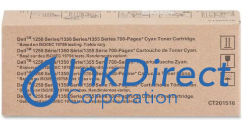 Genuine Dell 331-0723 Ypxy8 58P6Y Yx24V 1350Cn Toner Cartridge Cyan