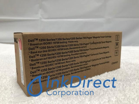 Genuine Dell 331-0724 H89Yg Jyx82 Mht79 1355Cn Toner Cartridge Magenta 1250C 1350Cnw C1755Nf C1760Nw 1355Cn 1355Cnw Toner Cartridge , Laser Printer 1250C, 1350CNW, C1755NF, C1760NW, - Multi Function 1355CN, 1355CNW
