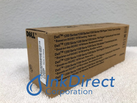 Genuine Dell 331-0725 89KJM J95NM 1250C 1350CNW 1355CN Toner Cartridge Yellow Toner Cartridge , Dell   - Laser Printer   1250C,  1350CNW,   - Multi Function   1355CN,  1355CNW,