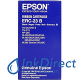 Genuine Epson Erc23B Erc-23B Ribbon Ctg Black