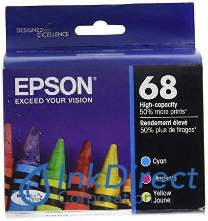 Genuine Epson T068520 1C/1M/1Y Ink Jet Cartridge Tri-Color Ink Jet Cartridge