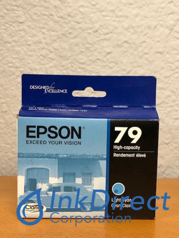 Genuine Epson T079520 Epson 79 High Yield Ink Jet Cartridge Light Cyan Stylus Photo 1400 Ink Jet Cartridge , Epson - InkJet Printer Stylus Photo 1400,