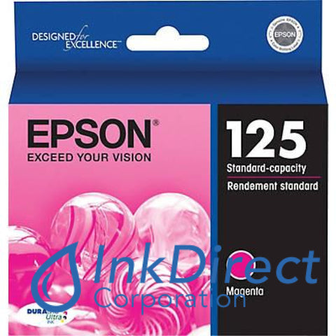 Genuine Epson T125320 125 Ink Jet Cartridge Magenta