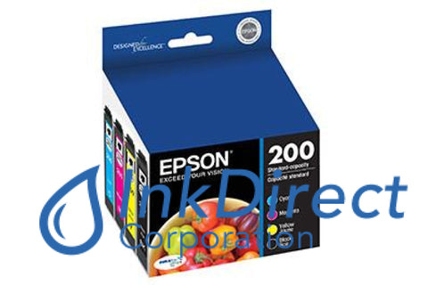Genuine Epson T200120-Bcs T200 Bcmy Ink Jet Cartridge 4-Color