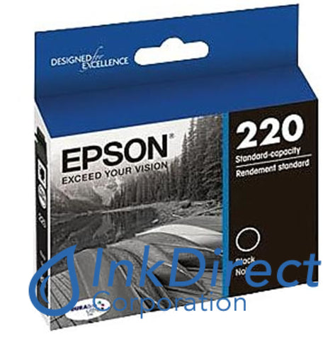 Genuine Epson T220120 220 Ink Jet Cartridge Black