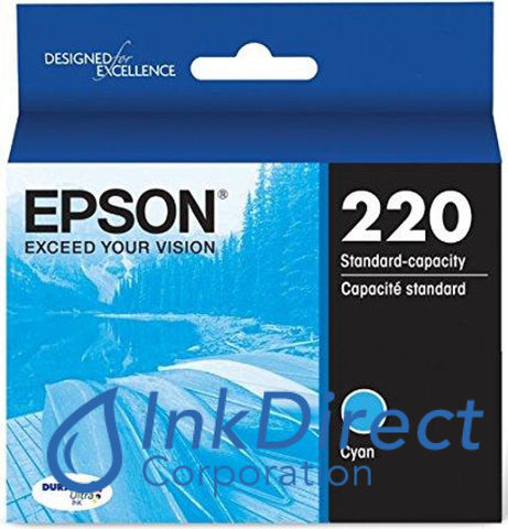 Genuine Epson T220220 220 Ink Jet Cartridge Cyan