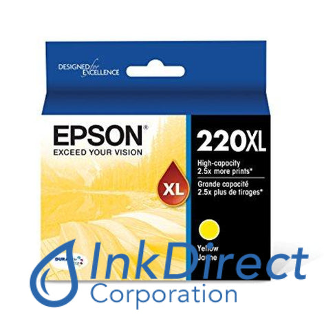 Genuine Epson T220420 220 Ink Jet Cartridge Yellow