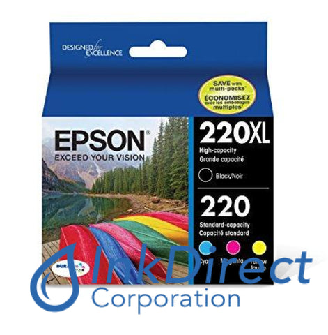 Genuine Epson T220Xl-Bcs 220Xl Black Standard Color Ink Jet Cartridge &