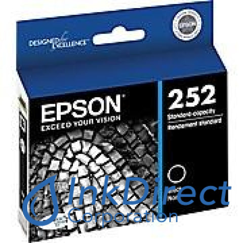Genuine Epson T252120 252 Std Ink Jet Cartridge Black