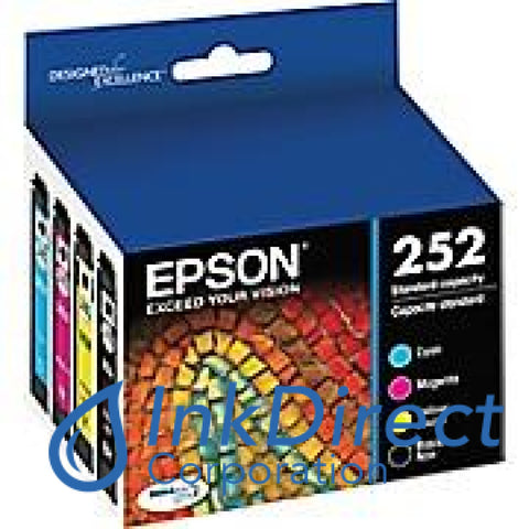 Genuine Epson T252120-Bcs 252 K/c/m/y Ink Jet Cartridge Multi-Pack
