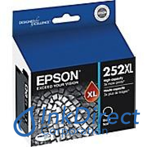 Genuine Epson T252Xl120 252Xl Hy Ink Jet Cartridge Black
