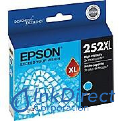 Genuine Epson T252Xl220 252Xl Hy Ink Jet Cartridge Cyan