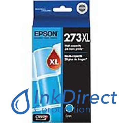Genuine Epson T273Xl220 273Xl High Yield Ink Jet Cartridge Cyan