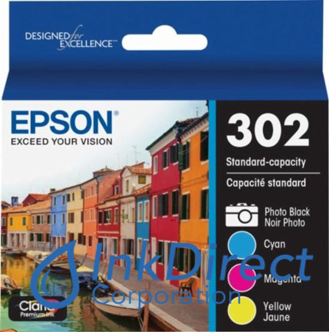 Genuine Epson T302520 T302520-S C/m/y/pb Ink Jet Cartridge 4-Color