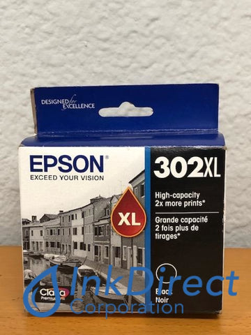 Genuine Epson T302XL020 T302XL020-S T302XL Ink Jet Cartridge Black Ink Jet Cartridge , Epson   - All-in-One  Expression XP-6000,  XP-6005,
