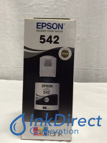 Genuine Epson T542120-S Epson 542 Ink Jet Cartridge Black Ink Bottle , Epson   -   ET 16500,  16600,  5850,  5880