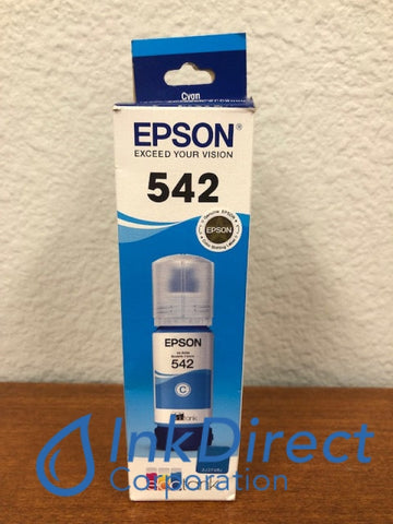 Genuine Epson T542220 T542220-S Epson 542 Ink Bottle Cyan Ink Bottle , Epson   -   ET 16500,  16600,  5850,  5880