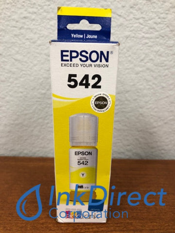 Genuine Epson T542420 T542420-S Epson 542 Ink Bottle Yellow Ink Bottle , Epson   -   ET 16500,  16600,  5850,  5880