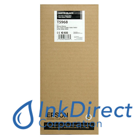 Genuine Epson T596800 Ultrachrome Hdr Ink Jet Cartridge Matte Black , Epson - InkJet Printer Stylus Pro 7900, 9900