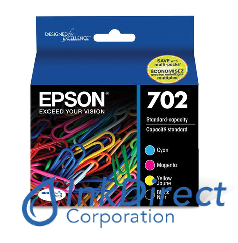 Genuine Epson T702120-Bcs Ink Jet Cartridge 4-Color Ink Jet Cartridge